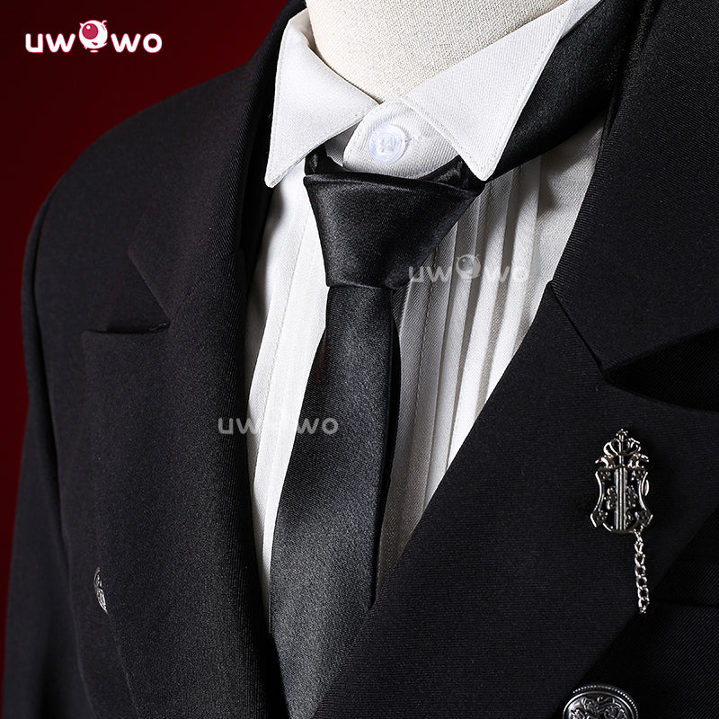 Uwowo Collab Series: Anime Black Butler Sebastian Michaelis Cosplay Costume S-2XL
