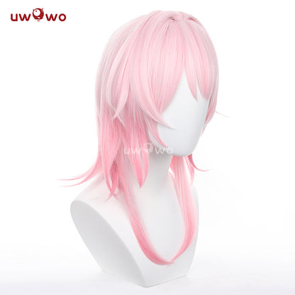 Uwowo Honkai Star Rail Cosplay Wig March 7th Cosplay Wig Pink Short Hair