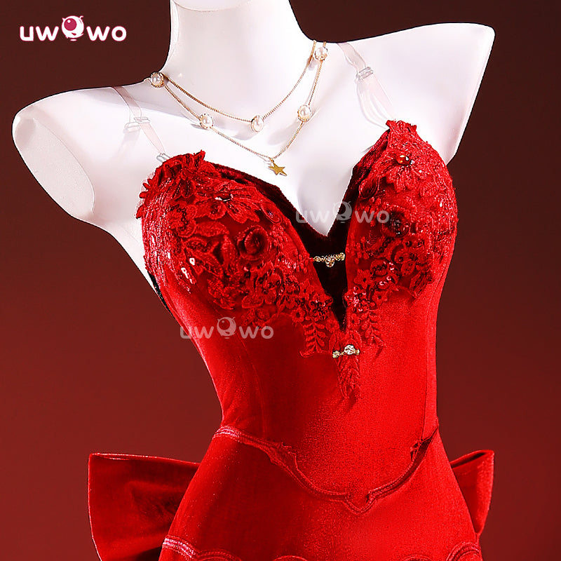 aerith red dress Uwowo Collab Series: Aerith Wall Market Red Gown Final Fantasy 7 FF7 R –  Uwowo Cosplay