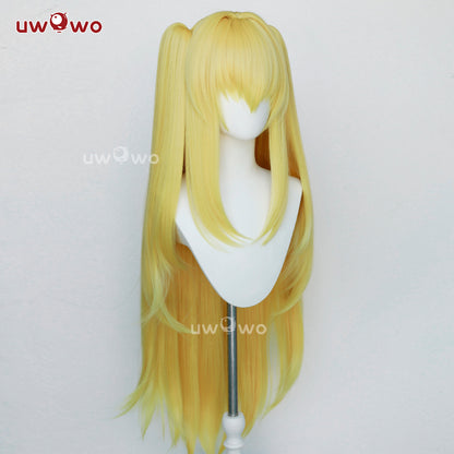 Uwowo Azur Lane x To Love Ru Golden Darkness Cosplay Wig Long Yellow Hair