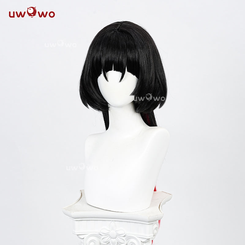 Uwowo Game Zenless Zone Zero/ZZZ Jane Doe Cosplay Wig Long Black Hair ...