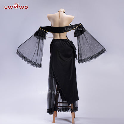 S-3XL INSTOCK-Uwowo Code Geass: C.C. CC Black Gown Cosplay Costume