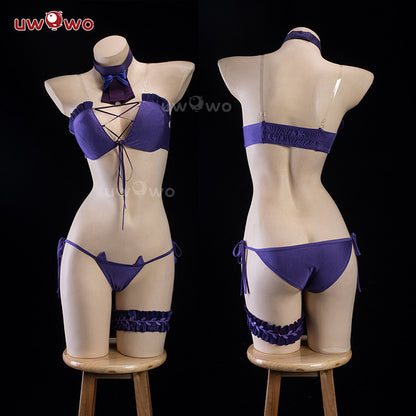 【In Stock】Uwowo Azur Lane Cheshire Swimsuit Summer Cosplay Costume