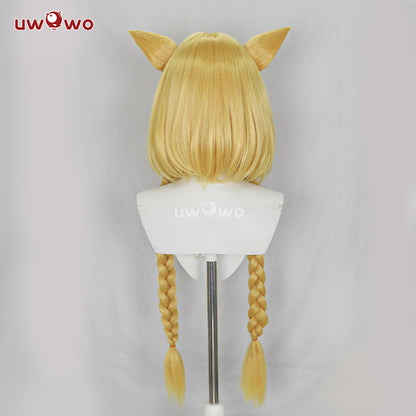 Uwowo Game Arknights Nightmare The Ferry Girl Cosplay Wig Long Yellow Hair