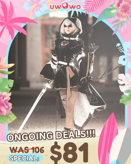 [Last Batch]【Special Discount】INSTOCK-Uwowo NieR Reincarnation Hina Mechanical Pupil Cosplay Costume