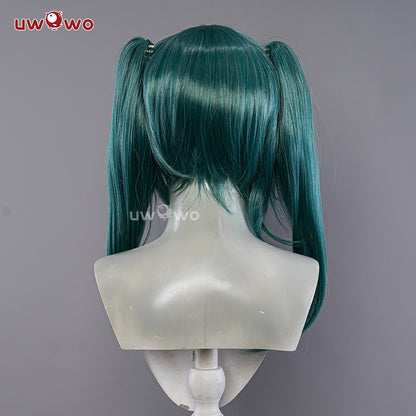 Uwowo Uwowo V Singer Cosplay Wig Green Hair