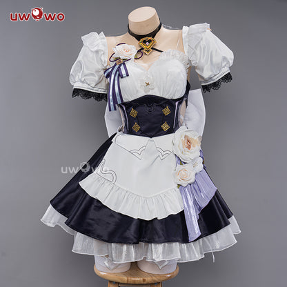 S-3XL Uwowo Honkai Impact 3rd: Elysia Maid Miss Pink Elf Dress Cosplay Costumes