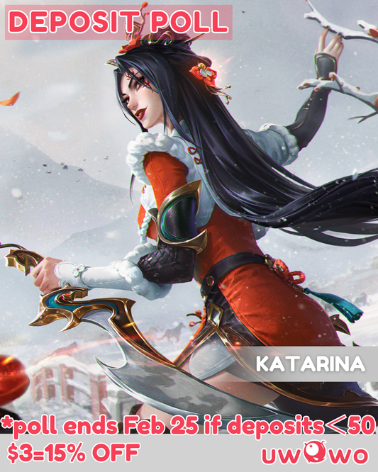 Uwowo Deposit Poll - League of Legends/LOL: Katarina Petals of Spring Cosplay Costume