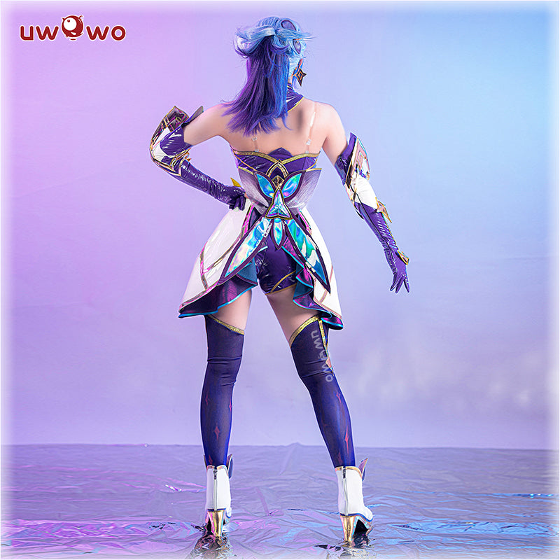 In Stock Uwowo League of Legends LOL Costume Star Guardian Akali