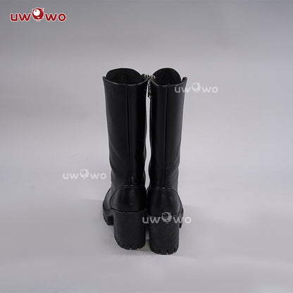 Uwowo V singer Rin Rascal Collab Witch Gothic Cosplay Shoes