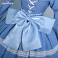 Uwowo Collab Series: Panty & Stocking with Garterbelt Stocking Angel Blue Lolita Cosplay Costume XS-2XL