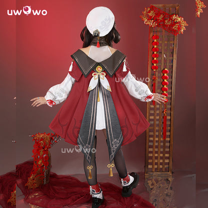 Uwowo Collab Series: Genshin Impact Hutao Cherries Snow Laden outfit Cosplay Costume