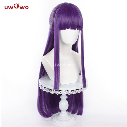 Uwowo Anime Frieren: Beyond Journey's End Fern Cosplay Wig Long Purple Hair