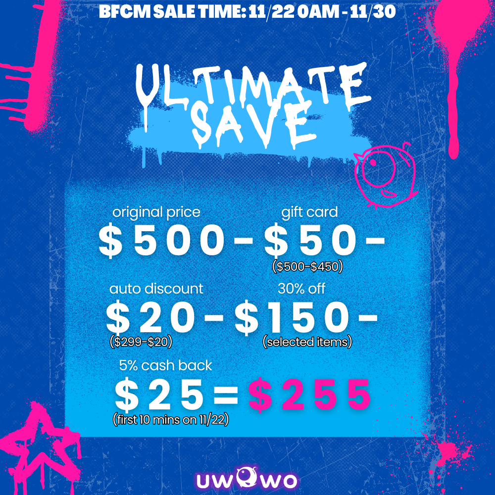 【Event Details】Uwowo Black Friday Cyber Monday BFCM Sale 2024