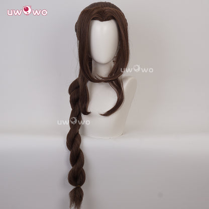 Uwowo Final Fantasy 7 FF7 Remake Aerith Cosplay Wig