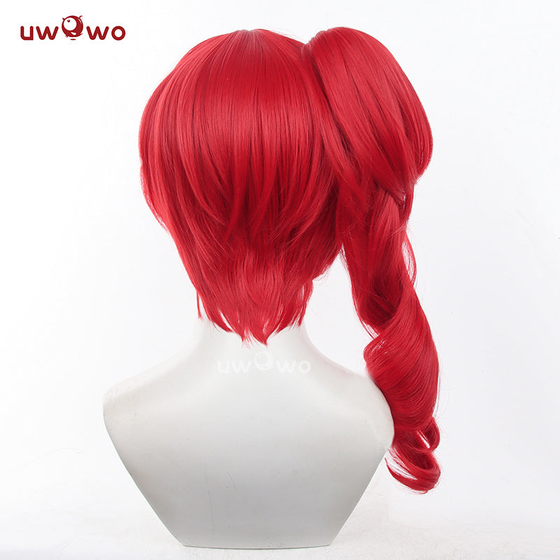 Uwowo Game Identity V Priestess-“Crimson” Cosplay Wig Long Red Hair