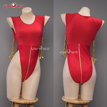[Clearance Sale]【In Stock】Uwowo V Singer Christmas 2023 Cosplay Costume Red Dress