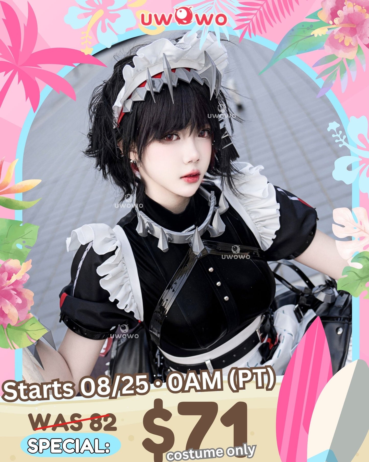 【Special Discount】Uwowo Game Zenless Zone Zero/ZZZ Ellen Joe Maid Cosplay Costume
