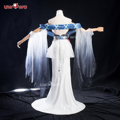 【Clearance Sale】[Last Batch] INSTOCK Uwowo Genshin Impact Fanart Shenhe 'Frostbound Divinity' Cosplay Costume