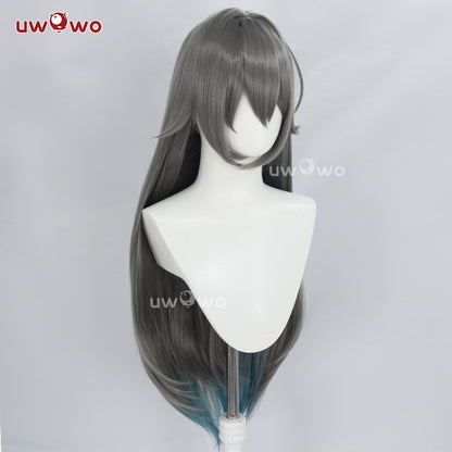 【Pre-sale】Uwowo Honkai Impact 3: Vita Lone Planetfarer Cosplay Wig Long Gray Hair