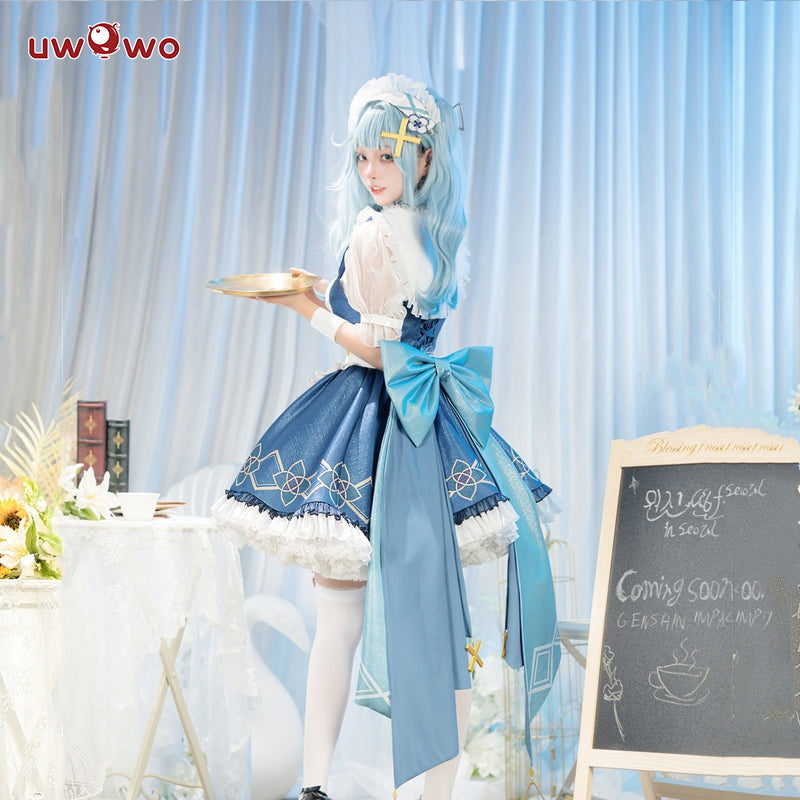 【Pre-sale】 Uwowo Genshin Impact Fanart Faruzan Cafe Maid Cosplay Costume