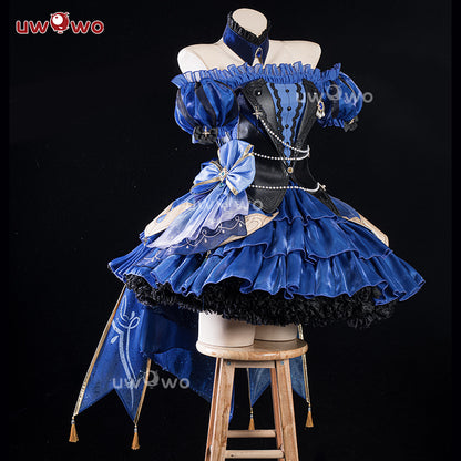 [Last Batch] INSTOCK-Exclusive Uwowo Genshin Impact Fanart Furina Focalors Short Gown Cosplay Costume
