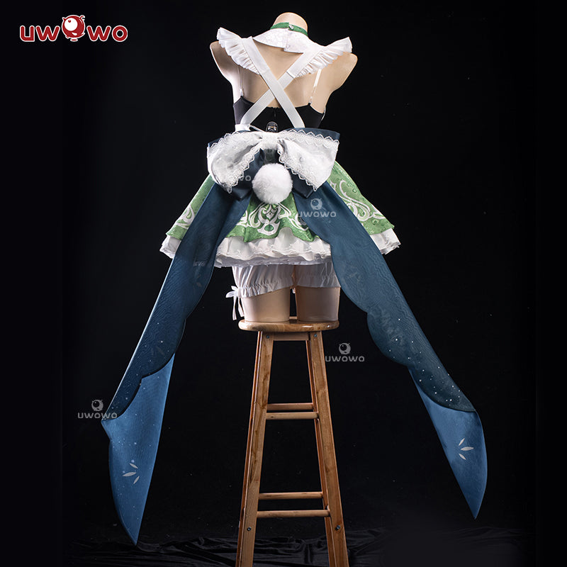 【Pre-sale】Uwowo Genshin Impact Fanart Nahida Bunny Maid Cosplay Costume