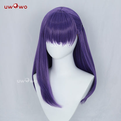 Uwowo Fate/Stay Night HF III. spring song Sakura Matou Dress Cosplay Wig Long Purple Hair