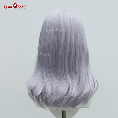 Uwowo Game Fate/Grand Order Assassin Kama Stage 2 Cosplay Wig Long Light Purple Hair