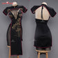 [Last Batch] 【In Stock】Uwowo Genshin Impact Fanart: Mona Cheongsam Chinese Dress Cosplay Costumes