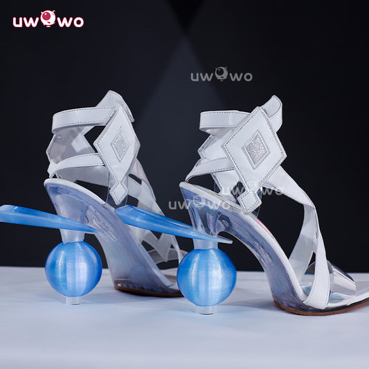 Uwowo Genshin Impact Columbina 'Damselette' Snezhnaya Cosplay Shoes