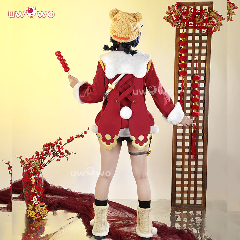 Uwowo Collab Series: Genshin Impact Xiangling New Year's Cheer outfit Cosplay Costume