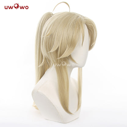Uwowo Honkai: Star Rail Cosplay Wig Yanqing Cosplay Wig Yellow Hair