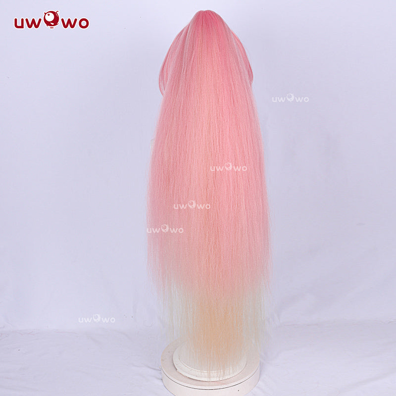 Uwowo Game Wuthering Waves WuWa Aemeath Cosplay Wig Long Pink Hair