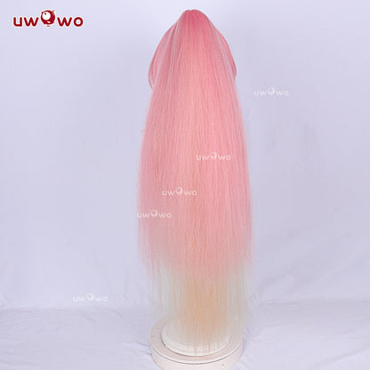 Uwowo Game Wuthering Waves WuWa Aemeath Cosplay Wig Long Pink Hair