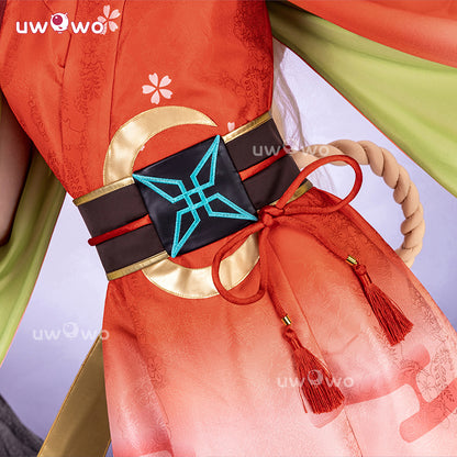 Uwowo Collab Series: Kaguya Anime Cosmic Princess Kaguya! Kimono Cosplay Costume S-XL