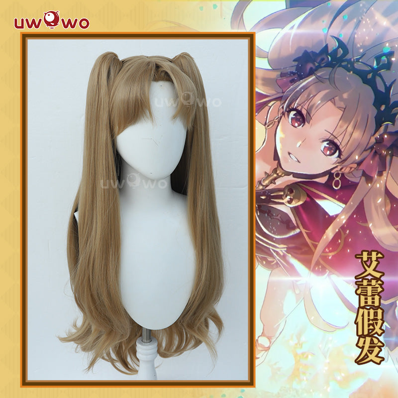 【Pre-sale】Uwowo Game Fate/Grand Order FGO Space Ereshkigal Beast Stage 3 Cosplay Wig Long Yellow Hair