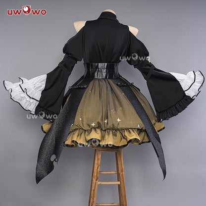 【Clearance Sale】【In Stock】Uwowo V Singer Rascal Collab Witch Gothic Halloween Cosplay Costume