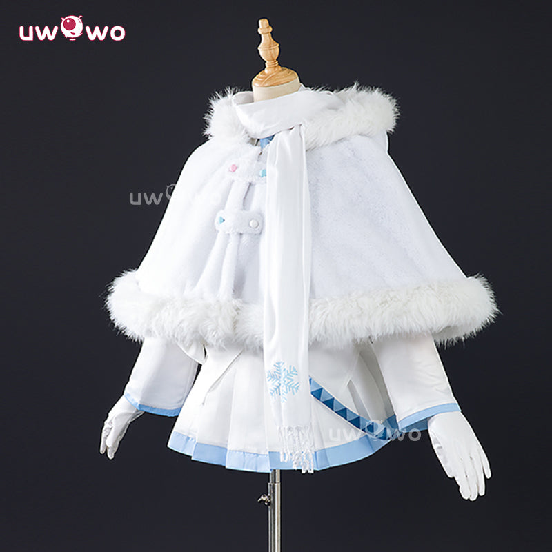 Uwowo Collab Series: V Singer 2024 Snow xMITSUKOSHI Collab Christmas Winter Cosplay Costume