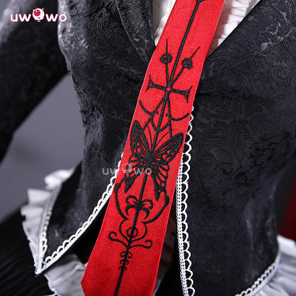 Uwowo Collab Series: Anime Inspired Gothic Princess Black White Cosplay Costume S-3XL