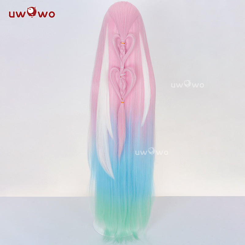 Uwowo Honkai Star Rail HSR Cyrene Cosplay Wig Long Pink Hair