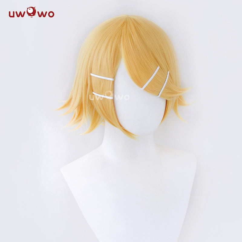 【Pre-sale】Uwowo V Singer Rin Cosplay Wig Short Yellow Hair