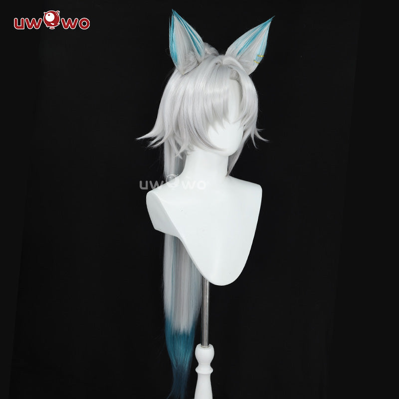 【Pre-sale】Uwowo Collab Series: Game Honkai: Star Rail Feixiao Fei Xiao Cosplay Wig Long Silver Hair