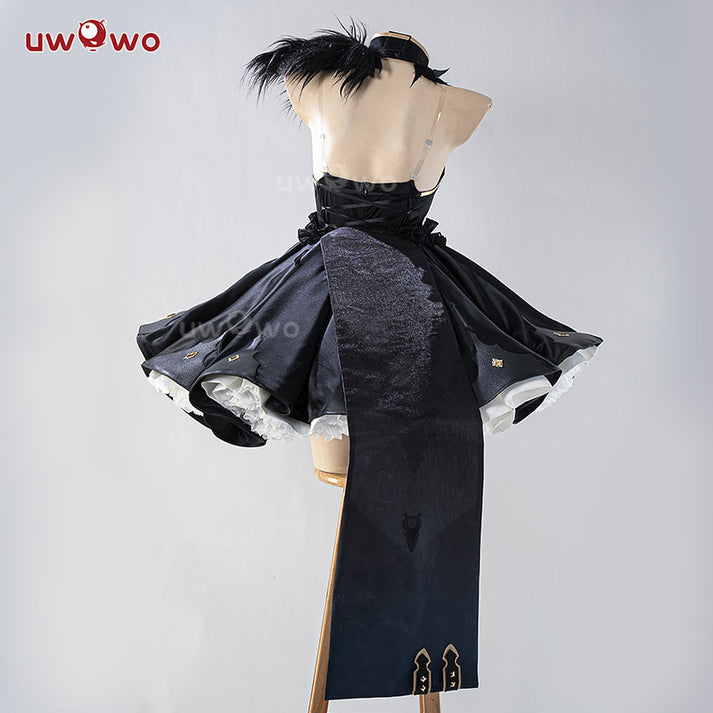 Game FGO Ereshkigal Alter Cosplay Costume Black Uniform Cloak