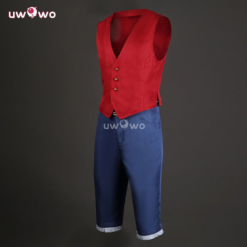 Uwowo Collab Series: Anime Cosplay Man Red Suit Costume