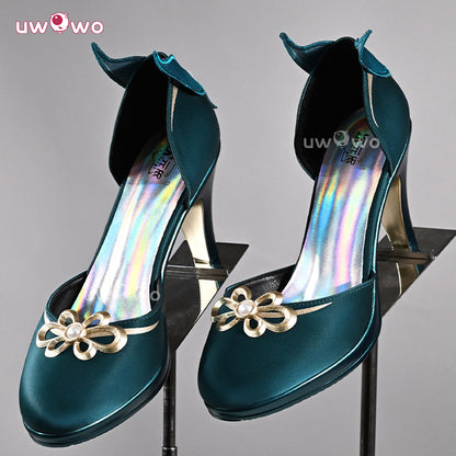 Uwowo Ruan Mei Honkai Star Rail Plumblossom Letter Qipao Cosplay Shoes