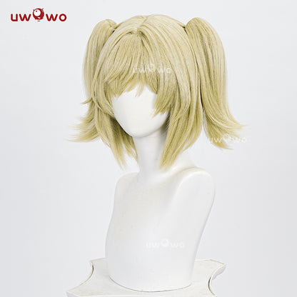 UWOWO Game Zenless Zone Zero ZZZ Burnice Whita Cosplay Wig Middle Yellow Hair