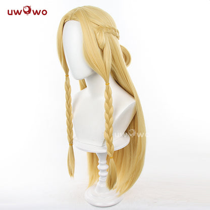 Uwowo Anime Delicious in Dungeon Marcille Donato Cosplay Wig Long Yellow Hair