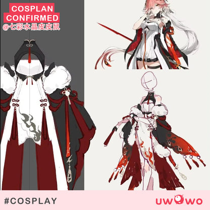 S-3XL Uwowo Game Wuthering Waves Changli Chinese Style Fanart Cosplay Costume