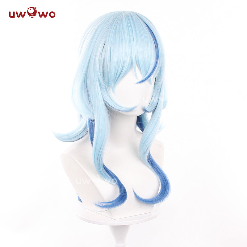 Uwowo Game Wuthering Waves WuWa Shorekeeper Cosplay Wig Long Blue Hair